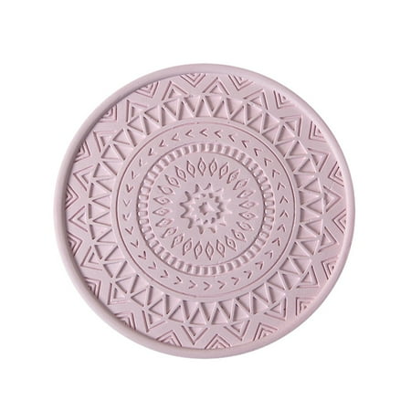 

Coaster for Drinks Colourful Diatomite Round Cup Mat for Wooden Table Housewarming Home and Dining Room Decor