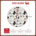 thumbnail image 2 of Lsque Funny Puppy Print Christmas Tree Skirt with Ties and Velcro,Xmas Holiday Decorations, Adjustable Tree Skirt-48", 2 of 6