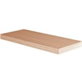 thumbnail image 2 of Cqxid Rack Under $15 Floating Storage Shelf Wall Mounted Suspended Partition Wooden Bathroom Storage Shelf Living Room Wall Storage Shelf Wall Mounted, 2 of 9