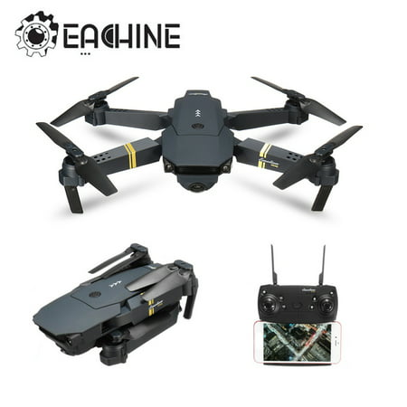 Eachine E58 6 Axis 2.4G 4CH WIFI FPV RTF RC Drone Quadcopter with 0.3MP/2MP HD Camera Foldable Wide Angle Camera High Hold Mode RC Toys Gifts Kid