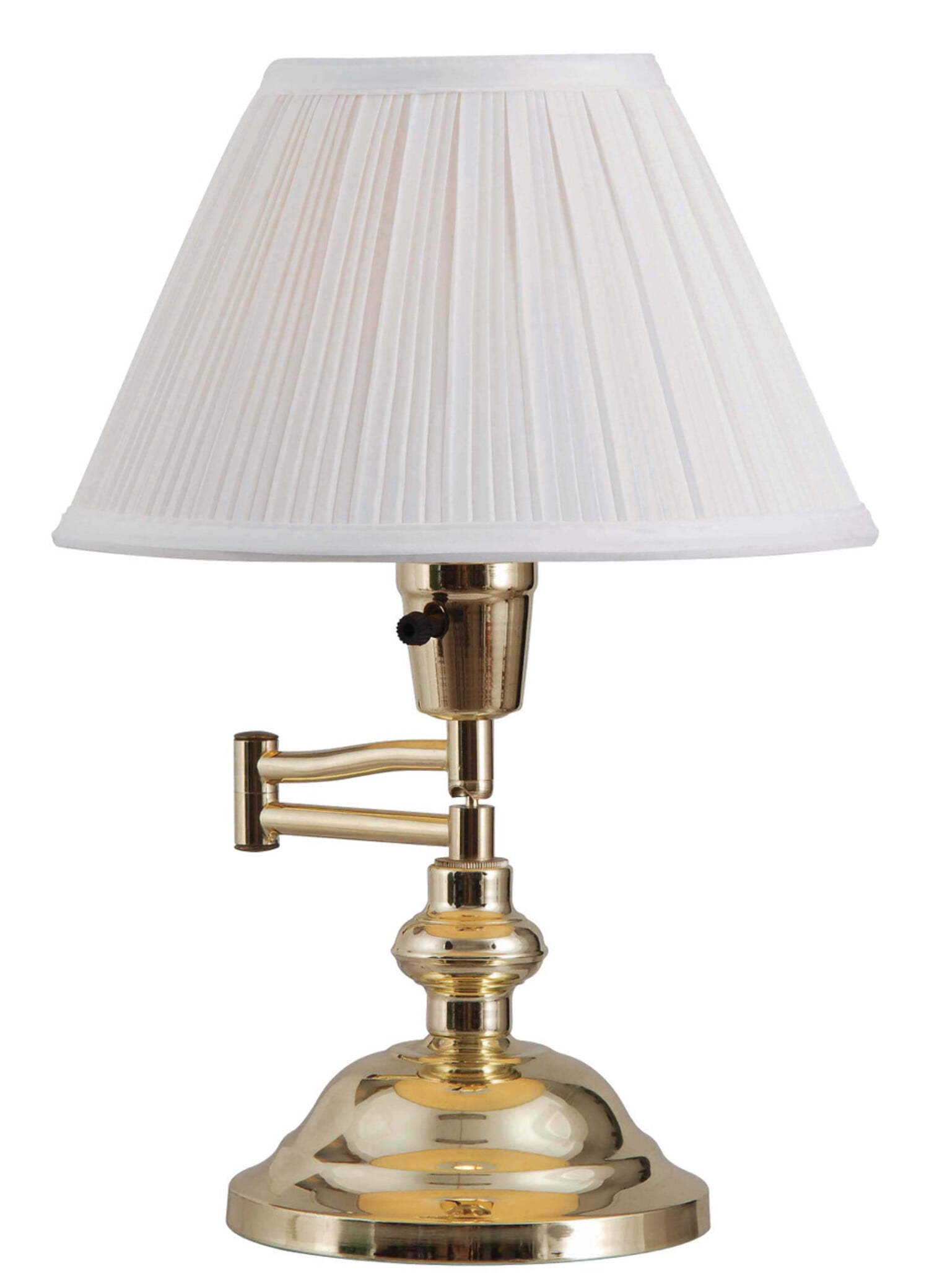 Classic Swing Arm Desk Lamp - Polished Brass