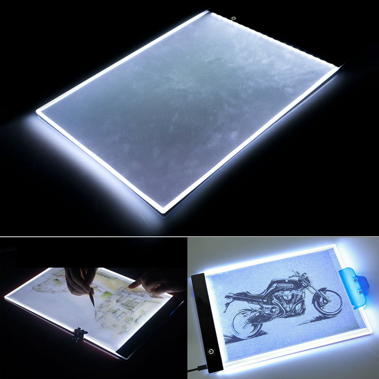 TSV A4 Size Ultra-Thin Portable LED Light Box Tracer LED Artcraft Tracing Light Pad Light Box W 3 Level Brightness for 5D DIY Diamond Painting Artists