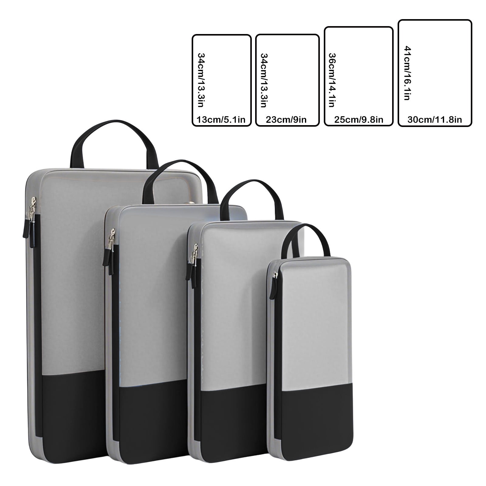 Travel Compression Packing Cubes,Space-Saving Luggage Organizers,Nylon Storage Bags,Clothes Packing Organizers,Travel Accessories,Reduce Luggage Wrinkles,Compact Travel Storage