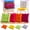 Coffee, variant on Happy Date Chair Cushions for Dining Chairs, Square Thick Chair Pads with Ties Non Slip, Soft and Comfortable Seat Cushions for Kitchen Dining Office Chair