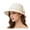 Milky White, variant on Beach Hats for Women Sun Straw Hat Wide Brim UPF 50+ UV Sun Protection Sun Hat Foldable Floppy Sun Hat