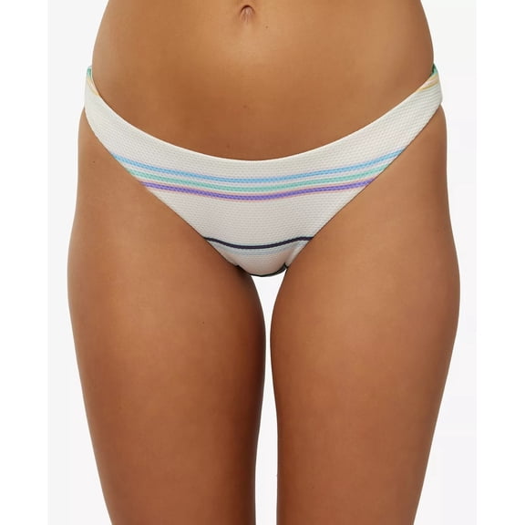 O'Neill Juniors Low Tide Rockley Striped Bikini Bottoms
