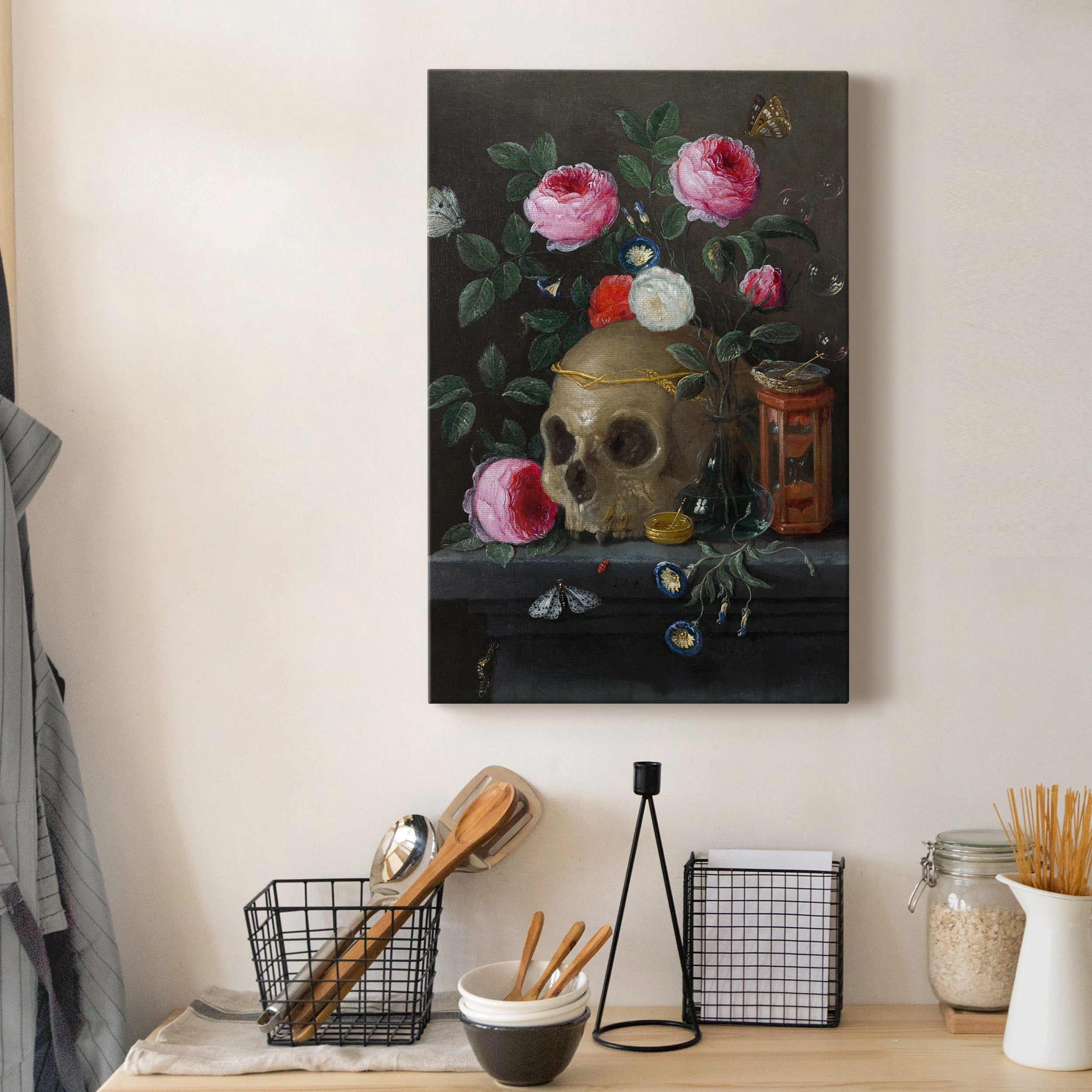 Vanitas Still Life Premium Gallery Wrapped Canvas - Ready to Hang - 32 x 48