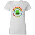 thumbnail image 3 of Inktastic Happy St. Patrick's Day Rainbow and Hat Women's T-Shirt, 3 of 5