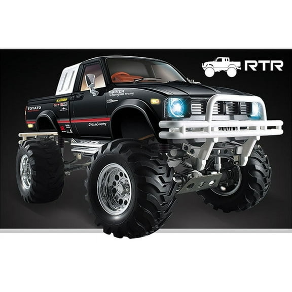 Hg 1/10 Rc Pickup Model 4Wd Rally Car Series Car Racing Crawler 2.4G RTR Black