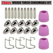 1 Kit Plasma Cutter Cutting Torch Nozzles Consumables WSD-60 SG-55 Plasma Cutter