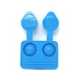 thumbnail image 3 of Contact Lenses Cases Flat Ribbed Extra Deep Well - Assorted, 12 Pack Mix, 3 of 4