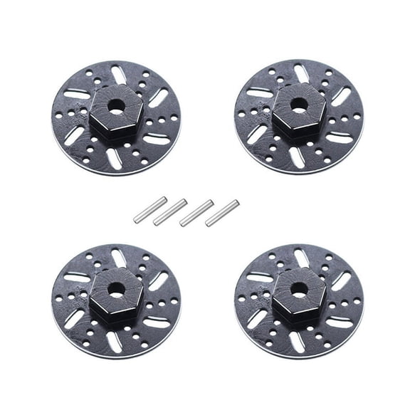 4Pcs Metal 9mm Wheel Hex Adapter Brake Disc for 1603 SG1603 SG1604 UD1601 UD1603 UD1604 1/16 RC Car Upgrades Parts,3