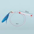 thumbnail image 2 of Cat Teaser Fake Feather Interactive Creative Bell Cat Play Wand Kitten Wand Toy, 2 of 6