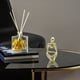 thumbnail image 4 of Decoración abstracta moderna para el hogar - mini escultura dorada, blanca y plateada para salón, mesa de centro, mueble para televisor - adorno de plástico de 5,12" x 2,36", 4 of 6