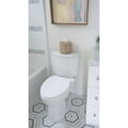 thumbnail image 5 of La Jolla Toilet Paper Roll Cover | Wicker Bathroom Decor | Freestanding Toilet Paper Storage, Basket with Lid, Bathroom Essentials, Decorative Tissue Holder, White-Wash, 5 of 9