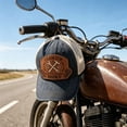 thumbnail image 4 of Gorra de camionero con bordado "Puedo arreglarlo, pero va a doler" – Gorra vaquera desgastada con parche humorístico para aficionados al bricolaje, cierre ajustable para uso casual., 4 of 6