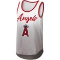 thumbnail image 2 of Women's G-III 4Her by Carl Banks White Los Angeles Angels Logo Opening Day Tank Top, 2 of 3