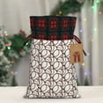 thumbnail image 5 of Rocae Cute Baseball Print Christmas Drawstring Linen Gift Bag with Drawstrings Treat Bag Goody Present Bags for Christmas Party Favor, 5 of 8