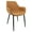 Light Brown, variant on Markley Modern Leather Dining Arm Chair With Metal Legs - Light Grey