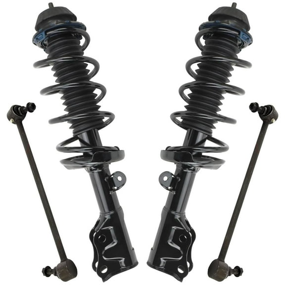Detroit Axle - FWD Front Struts Kit for 2016-2022 Honda HR-V 2 Struts with Coil Spring Assembly 2 Sway Bar Links 2017 2018 2019 2020 2021 Suspension Kit Replacement
