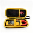 thumbnail image 2 of Hard EVA Carrying Case for Fluke 323 324 325 302 303 305 Digital Clamp Meter - Shockproof Waterproof Storage Bag with Mesh Pocket for Test Leads & Accessories, 2 of 6