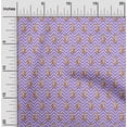 thumbnail image 2 of oneOone Silk Tabby Violet Fabric Animal Quilting Supplies Print Sewing Fabric By The Yard 42 Inch Wide, 2 of 5