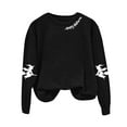 thumbnail image 5 of mgoYE Halloween Tee Shirts for Women Halloween Sweatshirts for Women Ghost Pumpkin Long Sleeve Shirt Graphic Tees Fall Pullover Tops(Black,XL), 5 of 5
