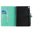 thumbnail image 4 of Dteck Case For Apple iPad 9th Generation 10.2-inch 2021,Magnetic Leather Cat Patterned Wallet Card Holder Smart iPad 8th/7th Gen 10.2" Case Folio Stand Protective Automatic wake/sleep Cover,Green, 4 of 8