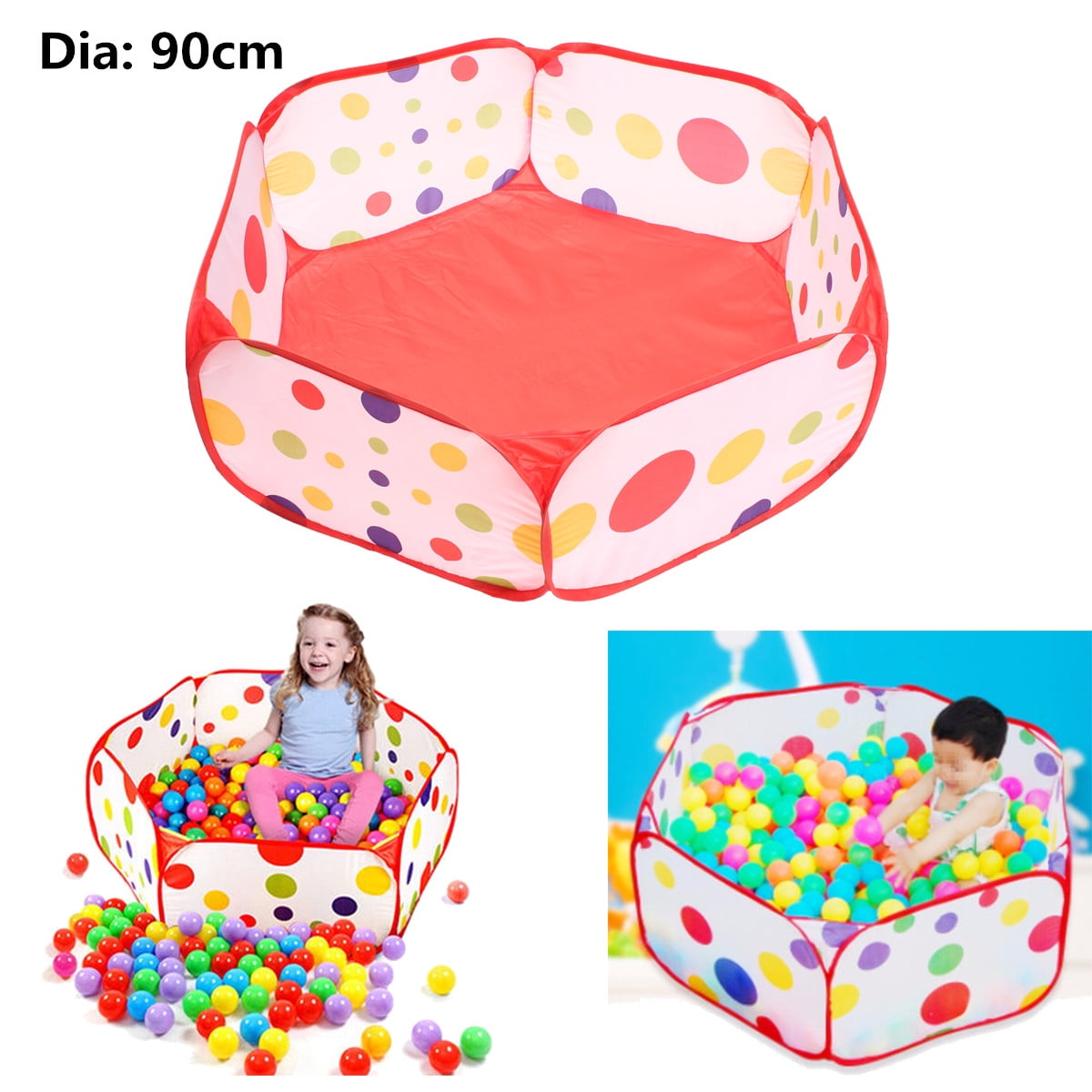 New Portable Kids Play House Indoor Outdoor Ball Pit Pool Tent Play Game Hut Toy 