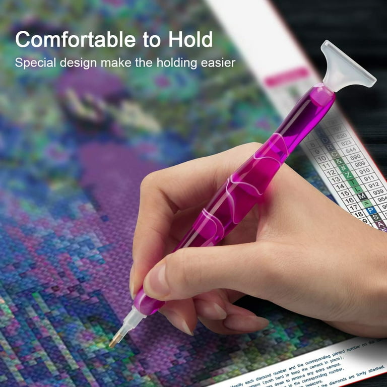 Handmade Resin Drill Pen Diamond Painting Pens Diamond Art Pen for 5D  Diamond Painting 