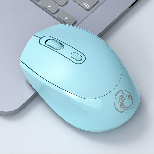 EGNMCR Bluetooth Mouse锛圔luetooth 5.1+USB锛?.4G Noiseless Wireless Mouse With USB Receiver Portable Computer Mice For PC Tablet Desktop Computer Laptop, Gift