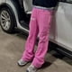 thumbnail image 3 of Pantalones deportivos casuales con letras de hip hop callejero Y2k, pantalones anchos y holgados con empalme de celosía, ropa para hombre, 3 of 6