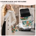 thumbnail image 3 of Pzuqiu Colorful Flower Leather Crossbody Bag Craftsmanship Trendy Small Leather Crossbody Bags for Women Soft Compact with Chain Strap for Teen Girls-Women, 3 of 7