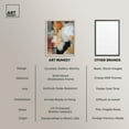 thumbnail image 6 of Earth and Fire II Shadowbox Print Modern Abstracts by Art Remedy, Blonde Frame, 36 x 45, 6 of 7