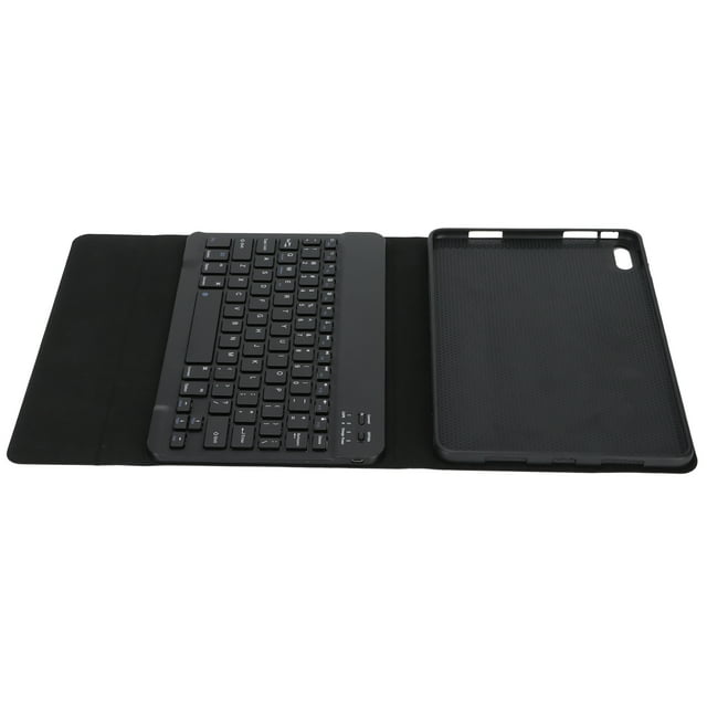 Clavier, Clavier PC Silencieux pour Ordinateur Touches Carrées Roses + Étui de Protection en Cuir, Touches Carrées Noires + Étui de Protection en Cuir, Touches Carrées Vertes + Étui de Protection en Cuir