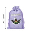 thumbnail image 2 of Halloween Drawstring Bags Colorful Burlap Candy Pouch For Jewelry Storage Party under The Bed Hamper Storage for Camping Moving Blankets 12 Closet with Zipper Organizer Storage Bags Sweater Hat, 2 of 3