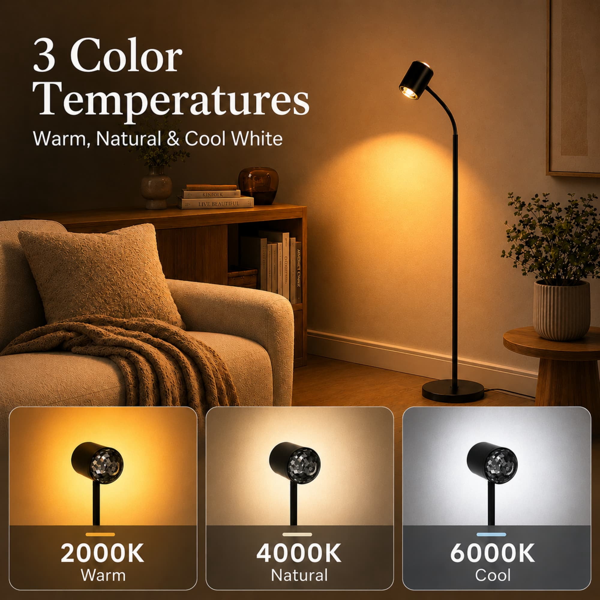 MEHOOM Sunset Standing Floor Lamp Projection with Ocean Wave, 360° Rotation Floor Lamps for Bedroom, Photography Selfie Party Home Living Room Bedroom Decor, Gifts Idea for Girls Women(127Colors)
