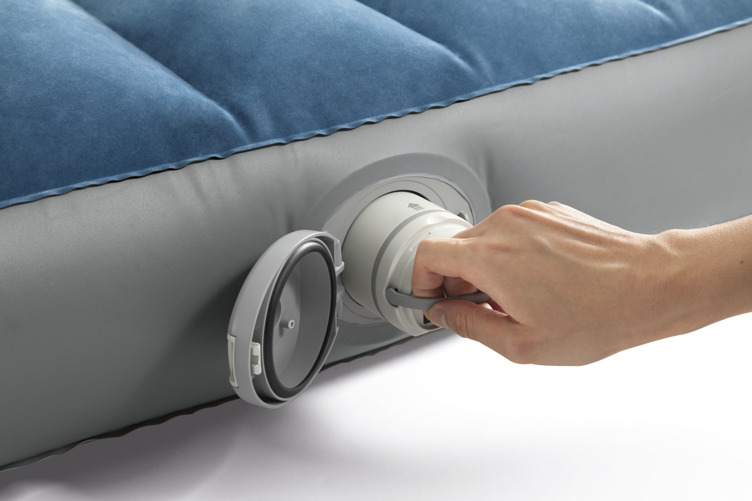 Dura-Beam Prestige Downy Queen Air Mattress with Rechargeable Pump