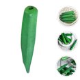 thumbnail image 3 of Mobutofu 12pcs Faux Okra Props for Creative Vegetable Models in Home, 3 of 7
