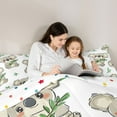 thumbnail image 4 of Feelyou Cartoon Koala Bedding Comforter Set 7 Pieces, Cute Animal Lover Full Bedding Set, 4 of 8