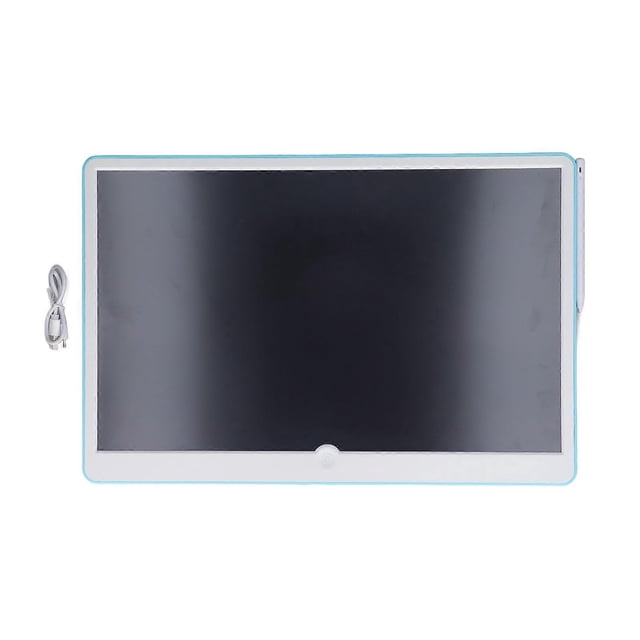 LCD Writing Tablet Erasable Large Screen Portable Electronic Drawing Board Colorful Doodle Board with Pen for Girls Boys Blue and White