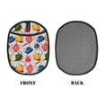 thumbnail image 2 of Naloa Watercolor Teapots Silicone Pot Holders, Oven Mitts Heat Resistant Hot Pads, Non Slip Pot Holder for Kitchen Baking and Cooking 9.4 x 7.5 Inches, 2 of 7