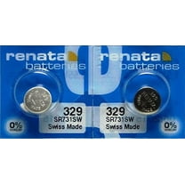 Renata Watch Electronic 329 Silver Oxide Battery 2 Pcs