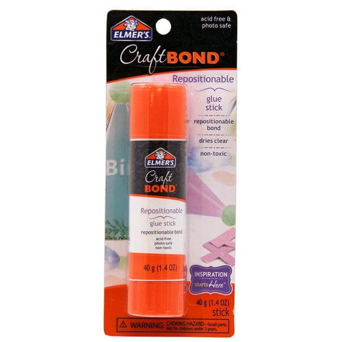 Elmer's Craft Bond Repositionable Glue Stick, 1 Each