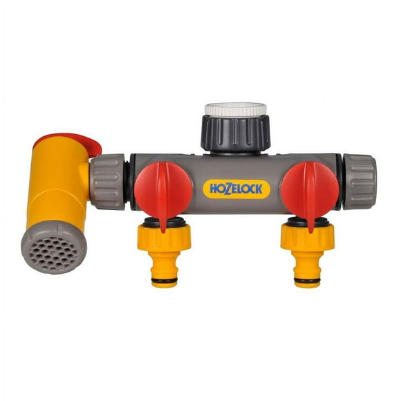 Hozelock Flow Max 2 Way Tap Connector