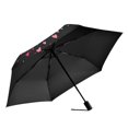 thumbnail image 2 of FORMRS Travel Umbrella Folding Auto Open Close Windproof Rain UV Protection, UFO with Hearts Pattern, 2 of 8
