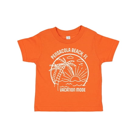 

Inktastic Summer Vacation Mode Pensacola Beach Florida Gift Toddler Boy or Toddler Girl T-Shirt