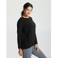 thumbnail image 5 of CRZ YOGA Long Sleeve Shirts for Women Loose Fit Pima Cotton Casual Tops, 5 of 9