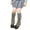 Light Gray, variant on YTDSCS 3-12T Autumn Winter Girls Leg Warmers Wood Ear Trim Knee High Socks for Toddlers Kids