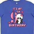 thumbnail image 4 of Inktastic It's My Ninth Birthday with Panda Bear Youth T-Shirt, 4 of 5